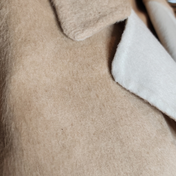 NWT J. Crew Wool Blend Harriet Trench Coat Double-faced Blend Beige Small - Picture 14 of 15